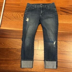 NYDJ Jean Capri with roll cuff sz 8